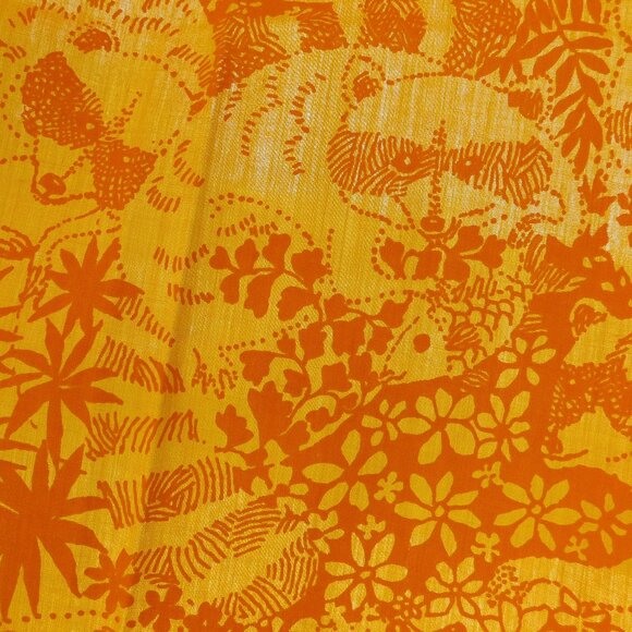 VTG groovy Katashas Unusuals wrap skirt fabric Schumacher decorator material 1yd - Picture 11 of 16